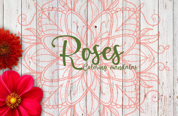 Download Roses Coloring Mandalas - Coloring mandalas Collection