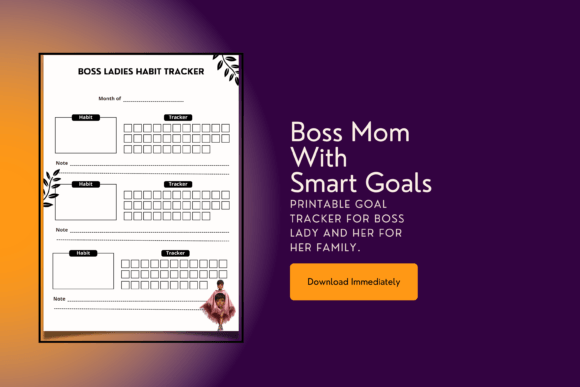 Download Boss Ladies Habit Tracker - Premium Bundle