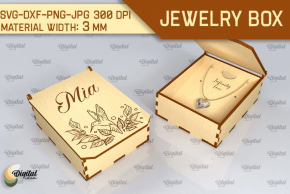 Download Jewelry Box SVG. Lasercut Small Gift Box - Gift Collection