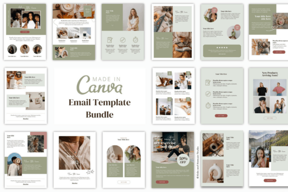 Download Editable Email Marketing Canva Templates - Editable Collection