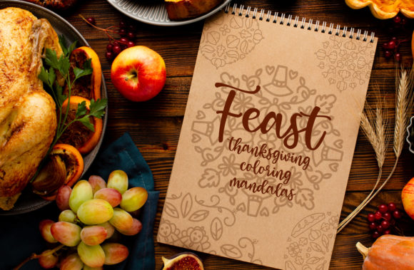 Download Feast, Thanksgiving Coloring Mandalas - Coloring mandalas Collection