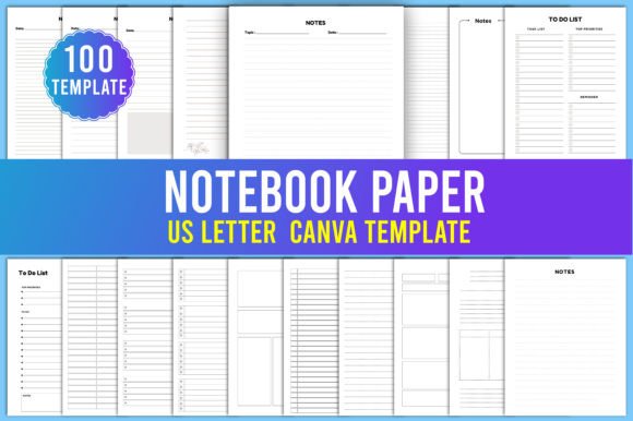 Download Notebook Paper Mega Bundle KDP Interiors - Mega Collection