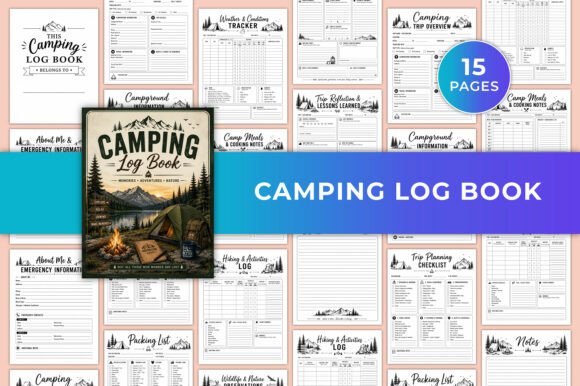 Download Camping Log Book KDP - Log book Collection