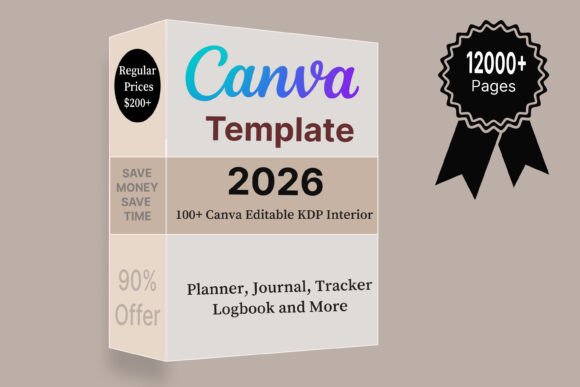 Download 100+ Editable Templates | KDP 2026 - Editable Collection