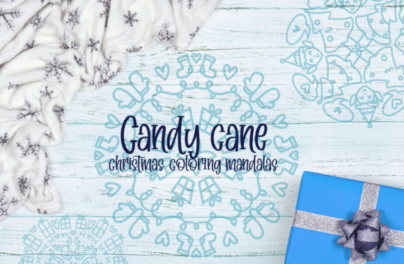 Download Candy Cane, Coloring Mandalas - Coloring mandalas Collection