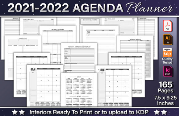 Download 2021-2022 Agenda Planner Template - Agenda Collection