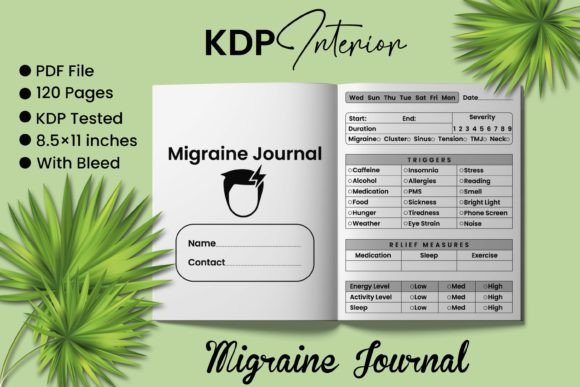 Download Migraine Journal Log Book - Log book Collection