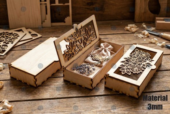 Download Laser Cut Gift Boxes Bundle SVG - Gift Collection