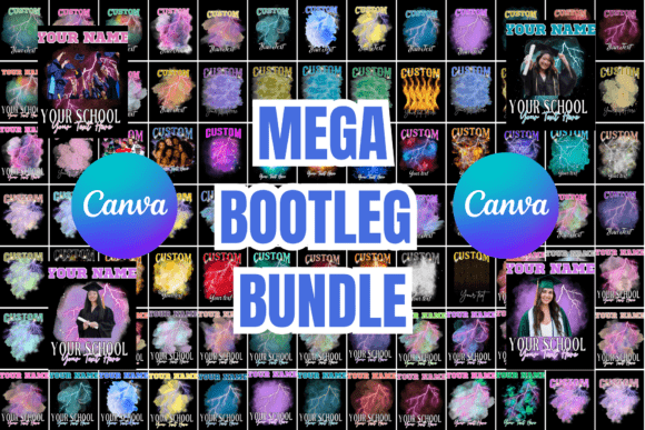 Download Mega Canva Bootleg Rap Tee Template - Mega Collection